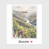 Douro Valley Portugal Sticker (Vel)