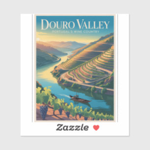 Douro Valley Portugal Sticker