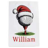 Douwe Eigen Naam Golfballen Kerst Golf Kabouter Go Medium Cadeauzakje (Voorkant)
