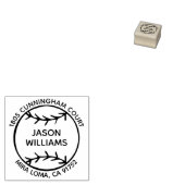 Douwe Eigen Naam Honkbal Retouradres Stempel (Gestempeld)