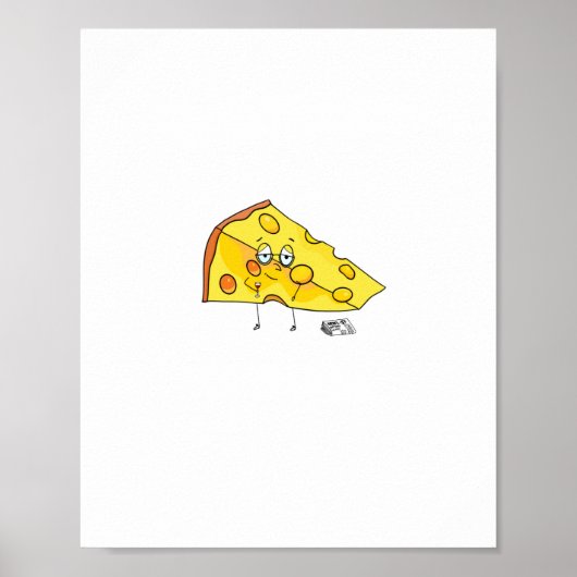 Douwe kaas. Rijp. verjaardag Poster (Voorkant)