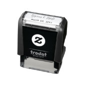 Douwnmaatstempel met namen en datum zelfinktende stempel (Product)