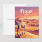 Douz, Tunesië Briefkaart (Voorkant / Achterkant)