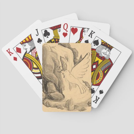 Dove-afspeelkaartdeck Speelkaarten (Achterkant)