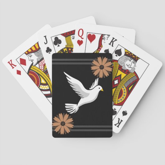 Dove-afspeelkaartdeck Speelkaarten (Achterkant)