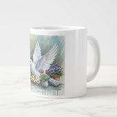 Dove and Chicks in the Garden Grote Koffiekop (Voorkant rechts)