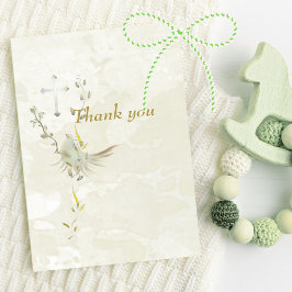 Dove and golden leaves  RSVP card 