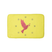 Dove and Peace Signs Badmat (Voorkant)