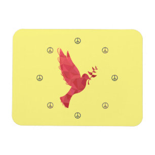 Dove and Peace Signs Magneet