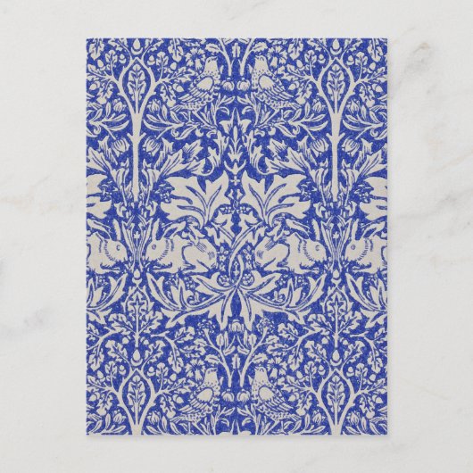 Dove and Rabbit, William Morris Briefkaart (Voorkant)