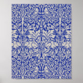 Dove and Rabbit, William Morris Poster (Voorkant)