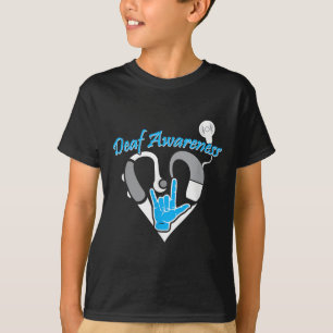 Dove Awareness Gehoorapparaat ASL Cochleair Implan T-shirt
