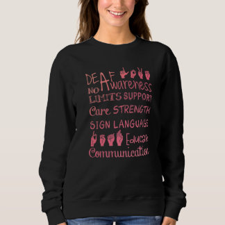 Dove Awareness Sign Deafness Hearing Loving Warrio Trui