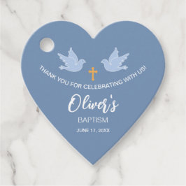 Dove baptisme bedankjes labels