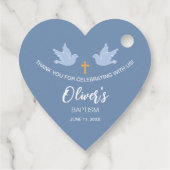 Dove baptisme bedankjes labels (Achterkant)