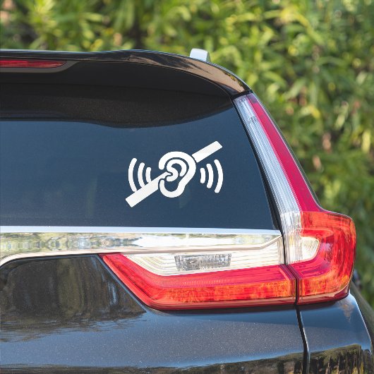 Dove bestuurder aan boord noodveiligheidsalarm aut sticker (Auto Zijkant)