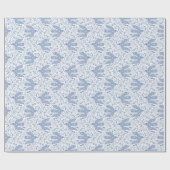 Dove Bird Blue Cadeaupapier (Vlak)