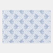 Dove Bird Blue Inpakpapier Vel (Voorkant 2)
