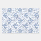 Dove Bird Blue Inpakpapier Vel (Voorkant)