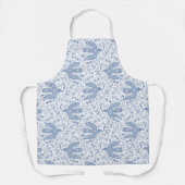 Dove Bird Blue Pattern Schort (Voorkant)