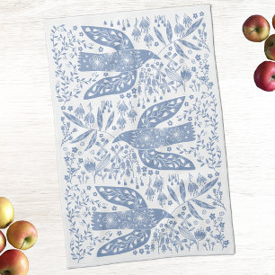 Dove Bird Blue Theedoek