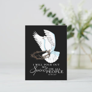Dove Bird ik zal mijn mening geven aan alle mensen Briefkaart