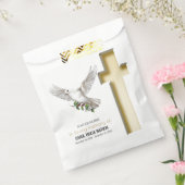 Dove Bird Seed Packet Funeral Memorial Bedankzakje (Gezegeld)