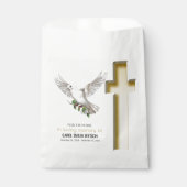 Dove Bird Seed Packet Funeral Memorial Bedankzakje (Voorkant)