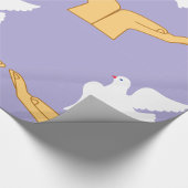 Dove Bird World Peace White Cadeaupapier