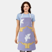 Dove Bird World Peace White Schort (Gedragen)