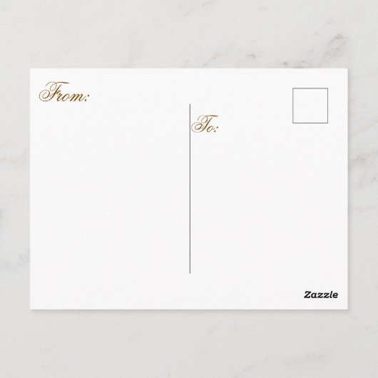 "DOVE" BRIEFKAART (Achterkant)