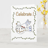 Dove Celebrate Card Kaart (Gele Bloem)