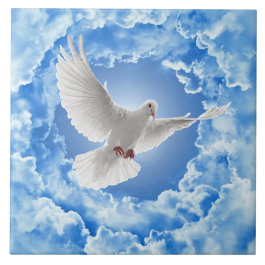 Dove Ceramic Tegel Tegeltje (Voorkant)