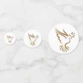 Dove  confetti (Achterkanten)