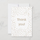 Dove Confetti Waterverf Stippen Bedankt Card (Voorkant)