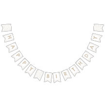 Dove Confetti Waterverf Stippen Bunting Flag