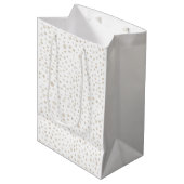 Dove Confetti Waterverf Stippen Gift Bag Medium Cadeauzakje (Voorkant Gekanteld)