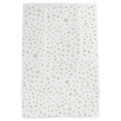 Dove Confetti Waterverf Stippen Gift Bag Medium Cadeauzakje (Achterkant)