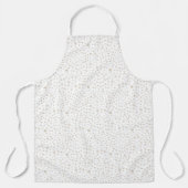 Dove Confetti Waterverf Stippen Keuken Schort (Voorkant)
