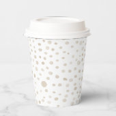 Dove Confetti Waterverf Stippen Paper Cup Papieren Bekers (Links)