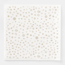 Dove Confetti Waterverf Stippen Papier servet