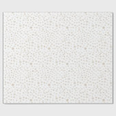 Dove Confetti Waterverf Stippen Wrapping Paper Cadeaupapier (Vlak)