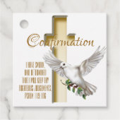 Dove Cross Bedankjes Labels (Voorkant)