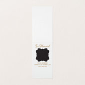 Dove Cross Photo Funeral Memorial Kaart (Binnenkant ongevouwen)