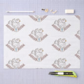 Dove Cross Religious Baptism Christening Tissuepapier (Craft)