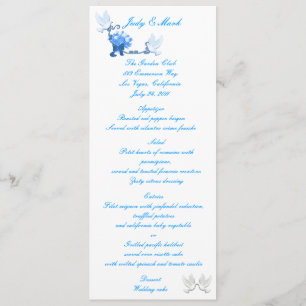 Dove Custom Menu Kaart