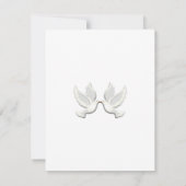 Dove Custom Response-Kaarten RSVP Kaartje (Achterkant)