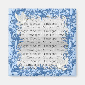 Dove Custom Square Magnet (Voorkant)