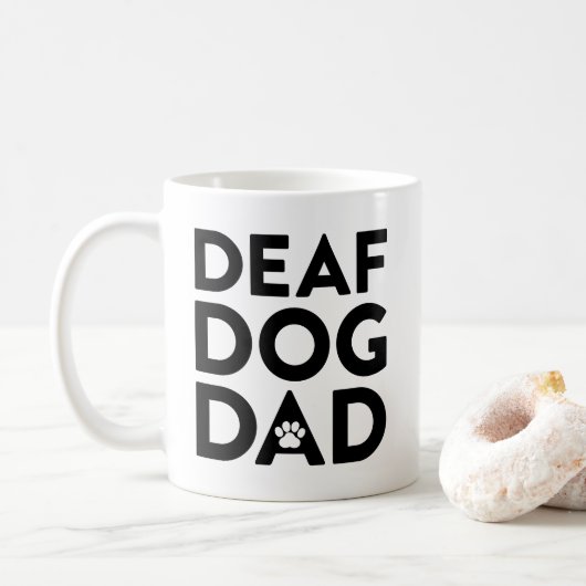 Dove Dog Pa Koffiemok (Met donut)