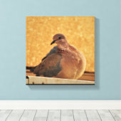 Dove Elegance Canvas Afdruk (Insitu (Houten vloer))